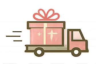 Surprise Box Parties & Event Organising delivery truck logo